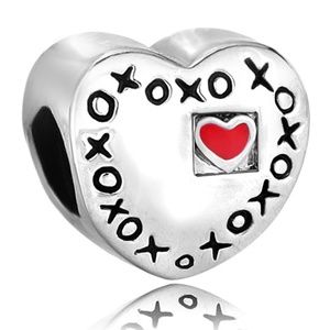 XOXO Heart Within a Heart Chamilia Charm